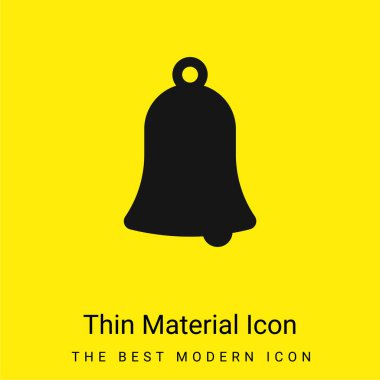 Zil en düşük düzeyde parlak sarı madde simgesi