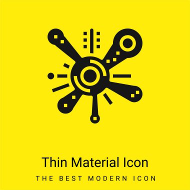 Bakteriler en az parlak sarı madde simgesi