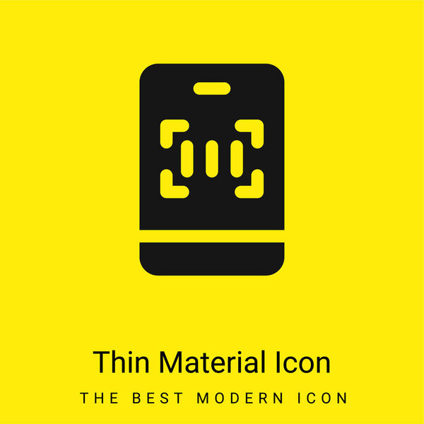 Ярко-жёлтый значок