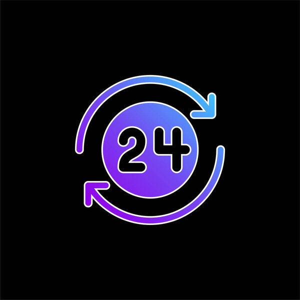 Значок вектора синего градиента