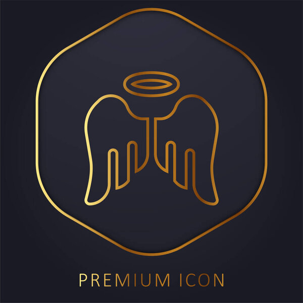 Логотип или иконка Angel golden line