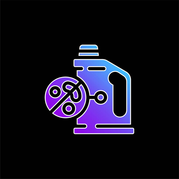 Значок голубого градиента