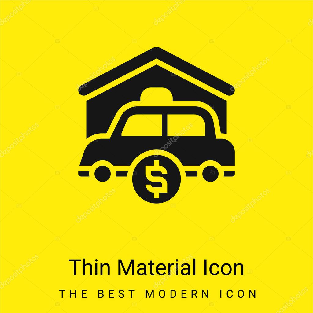 Assets minimal bright yellow material icon