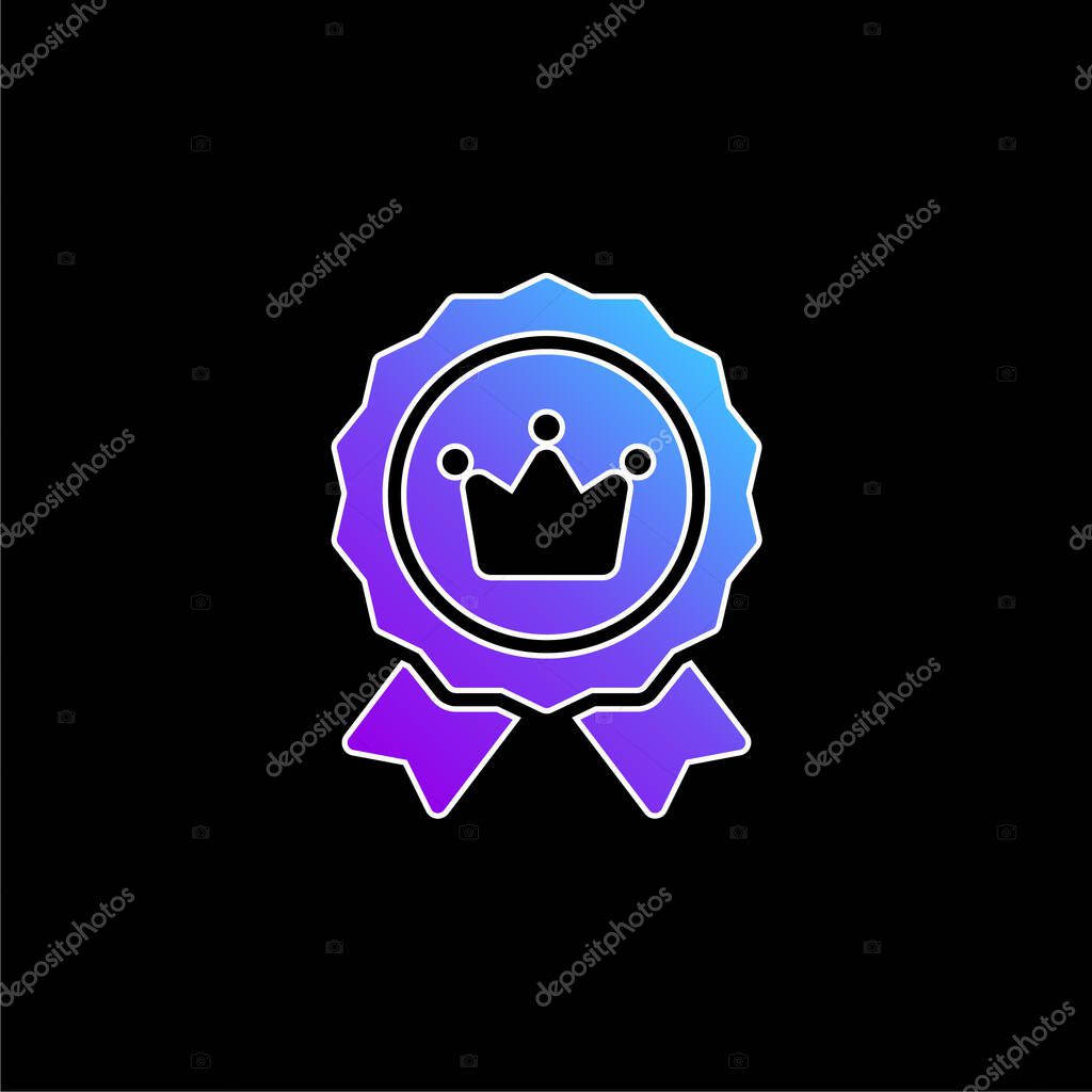 Brand Positioning blue gradient vector icon
