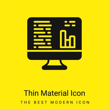 Analizler çok az parlak sarı madde simgesi