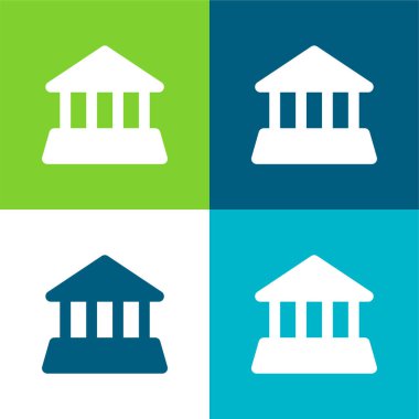 Düz Düz Düz Renk simgesi kümesi