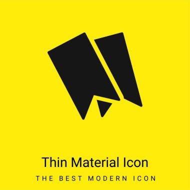 Yer imleri en az parlak sarı madde simgesi