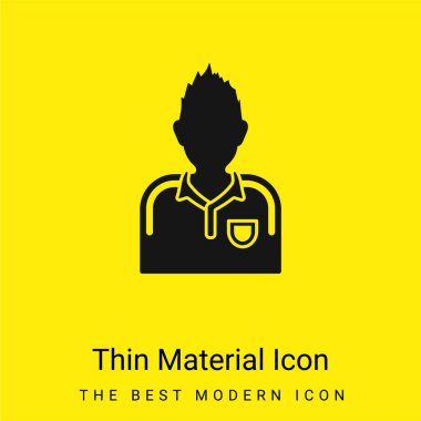 Atletik Futbolcu Asgari sarı malzeme simgesi