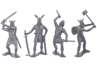 Figürler Viking savaşçıları
