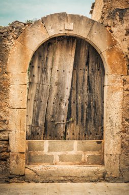 Eski ahşap kapı
