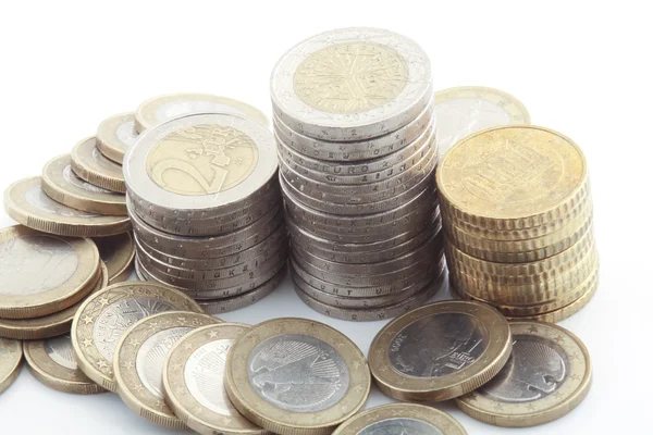 Euro coins — Stock Photo, Image