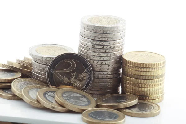 Euro coins — Stock Photo, Image