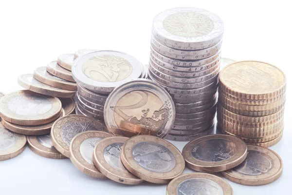 Euro coins — Stock Photo, Image