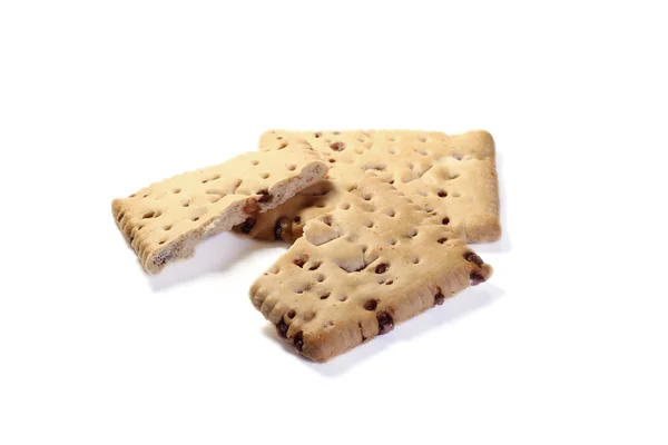 Biscuit on white background — Stock Photo, Image