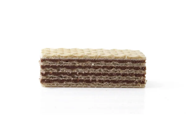 Koekje op witte achtergrond — Stockfoto