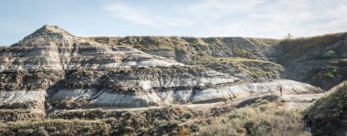Kanada çorak toprakları manzara gibi, Drumheller, Alberta, Kanada 'da çekildi.