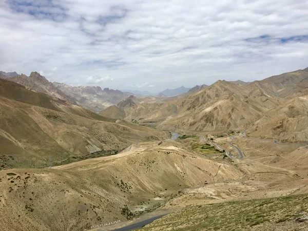 Ladakh India 2012 Een Klein Klooster Verloren Ruige Bergen Van — Stockfoto