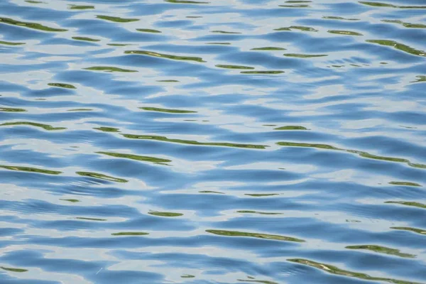 波立ちのある水色の水面 — ストック写真