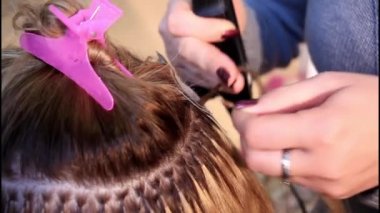 Kapsüler saç uzatma ana sınıfı