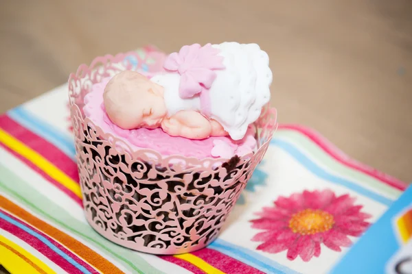 Bir bebek duş parti için cupcake