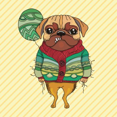 Soyut boksör (köpek) görüntü