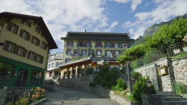 Hotel Schonegg Wengen Szwajcaria — Wideo stockowe