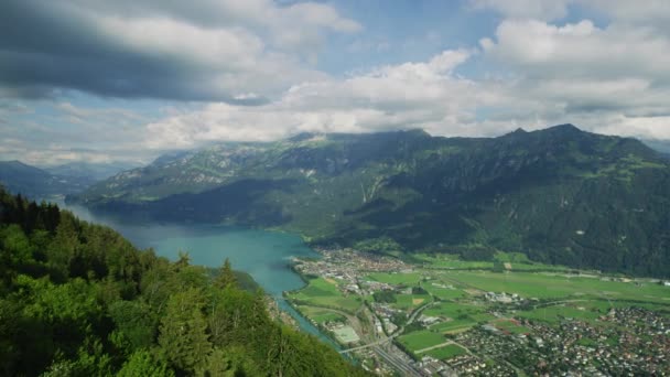 Uitzicht Vanaf Harder Kulm — Stockvideo