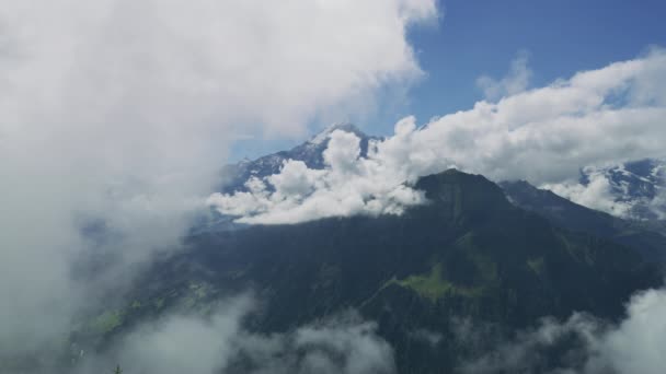 Bernské Alpy Zamračený Den — Stock video