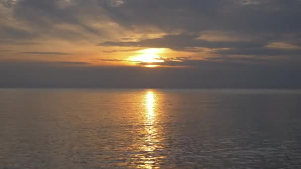 Lago Ontário Vista Pôr Sol — Vídeo de Stock