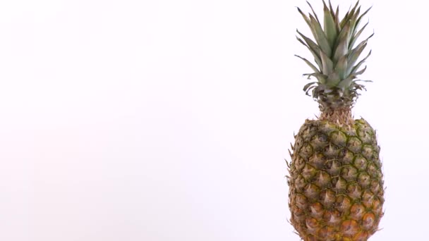 Vista Della Rotazione Dell Ananas — Video Stock