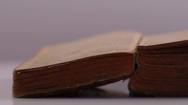 Biblia Gdańska Tle Zdjęcia Suwaka — Wideo stockowe