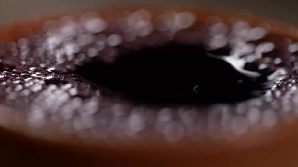 代表圣餐的酒泡泡泡葡萄酒 — 图库视频影像