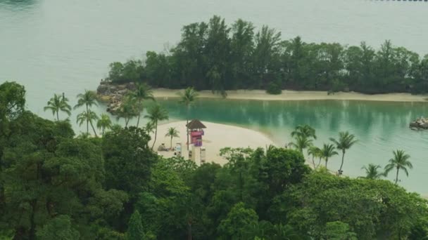Відео Сайті Siloso Beach Сінгапур — стокове відео