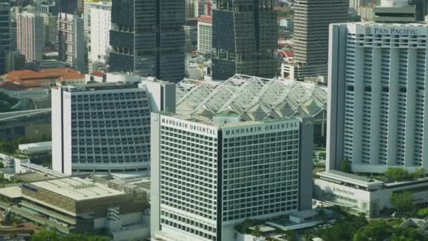 Filmaufnahmen Von Hotels Singapore — Stockvideo