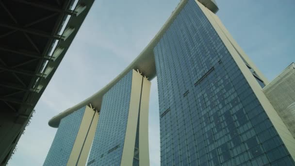 Marina Bay Sands Hotel Szingapúr — Stock videók