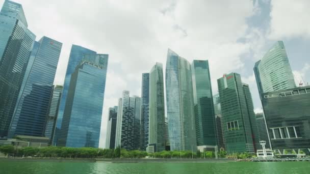 Downtown Core Marina Bay Singapore — Stockvideo