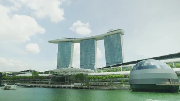 Singapore Marina Bay Sands Resort — Stok video