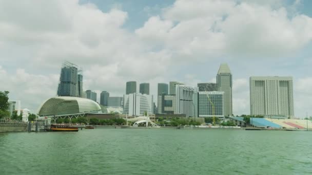 Filmmaterial Vom Yachthafen Singapore — Stockvideo