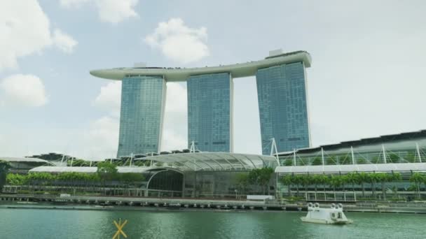 Marina Bay Sands Hotel Skypark Singapore — Vídeos de Stock
