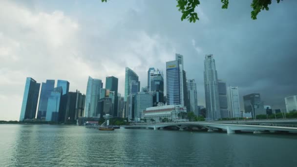 Singapore Central Business District — Stockvideo