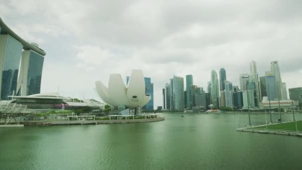 Downtown Core Marina Bay Singapore — Stockvideo