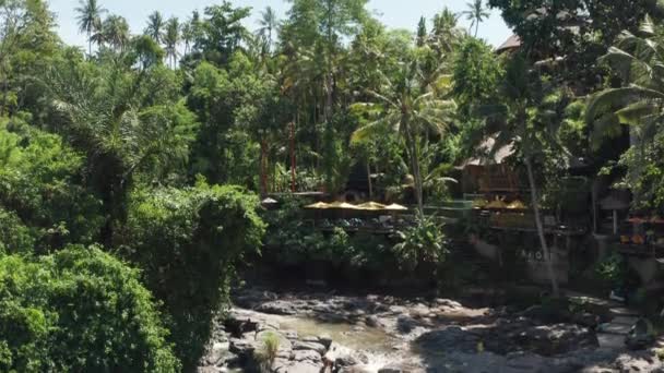 Beelden Van Een Waterval Bali — Stockvideo