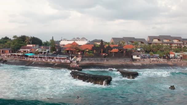 Aerial View Canggu Evening — Stock Video