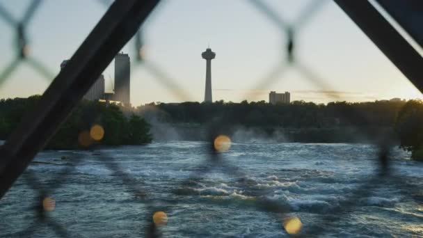 Skylon Tower Viewed Bridge — Video