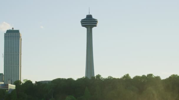 Skylon Tower Den Niagarafällen — Stockvideo