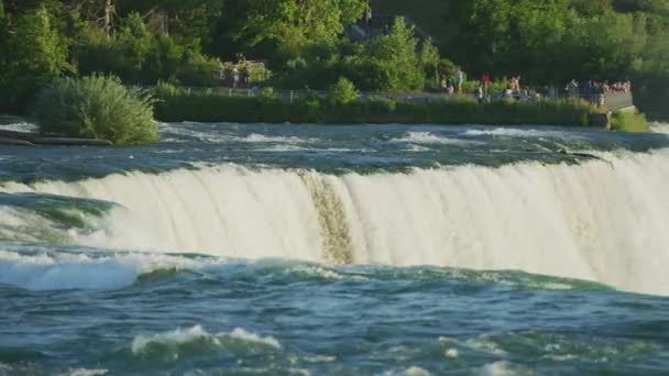 Pan Right Niagara Falls — Vídeos de Stock