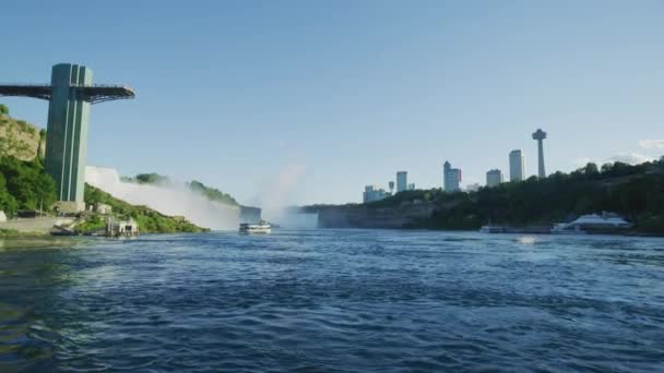 Niagara River Prospect Point Observation Tower — Stok video