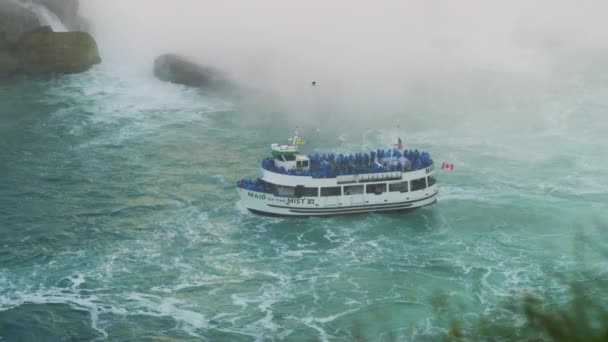 Magd Des Nebels Bei Niagarafällen — Stockvideo