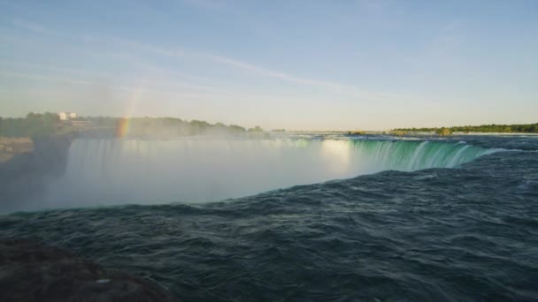 Edge Horseshoe Falls — стоковое видео