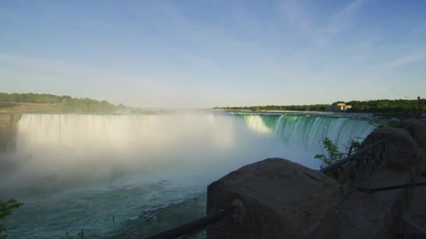 Patkó Vízesés Niagara Vízesés — Stock videók